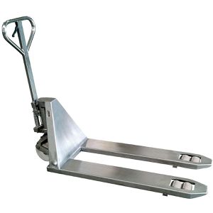 Schefer Hubwagen Premium, Tragkraft 2000kg, Gabelhubwagen, Gabellänge 1150mm, Edelstahl
