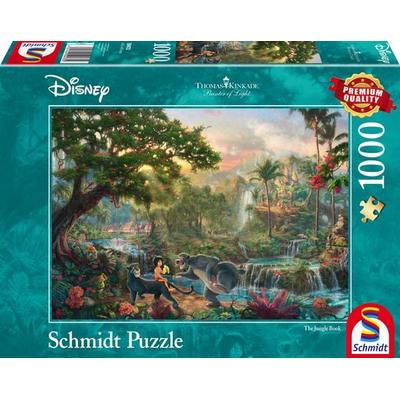 Puzzle Schmidt Spiele 59473 Thomas Kinkade Disney Dschungelbuch 1000 Teile