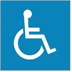 Viso Bodenaufkleber Parkplatzbeschriftung »Behindertenparkplatz«