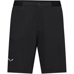 Salewa, Herren, Outdoorhose, Pedroc 4 DST Cargo Short M - Leichte, Windabweisende Cargo-SoftshellShort (46, S), Schwarz