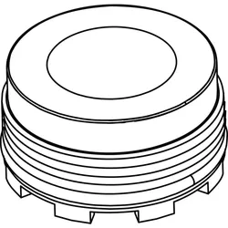 Ideal Standard Strahlregler CACHE, M24X1, A961396NU MIT SCHLÜSSEL