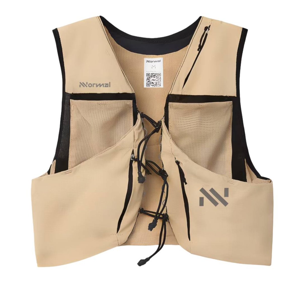 Colete NNormal Modular Trail Bege Preto, Tamanho M Unisex