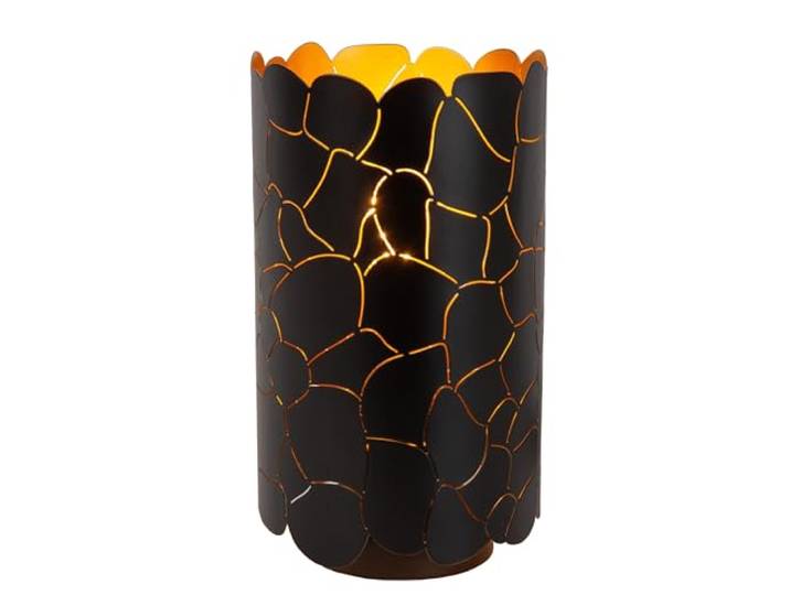 LUCIDE ALMELO - Lampe de table - Ø 15 cm - 1xE27 - Noir