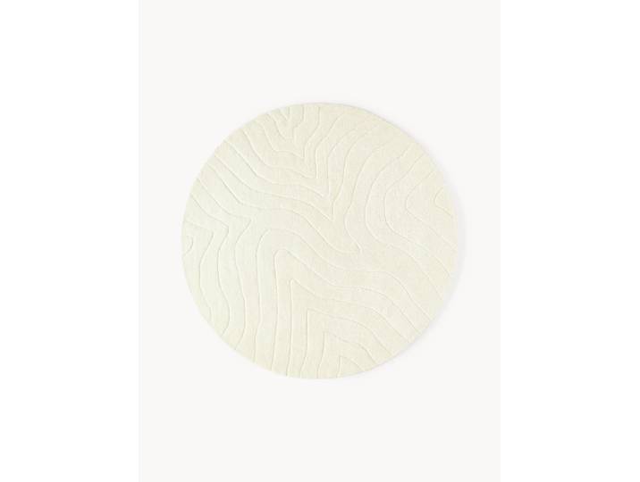 Tapis rond en laine tuftée main Aaron