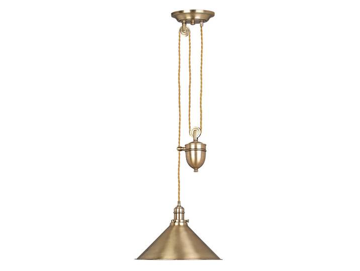 Elstead Lighting Hängeleuchte Pv-P-Agb, Messingfarben, Metall, 96-180 cm, RoHS, höhenverstellbar, Lampen & Leuchten, Innenbeleuchtung, Hängeleuchten, Pendelleuchten