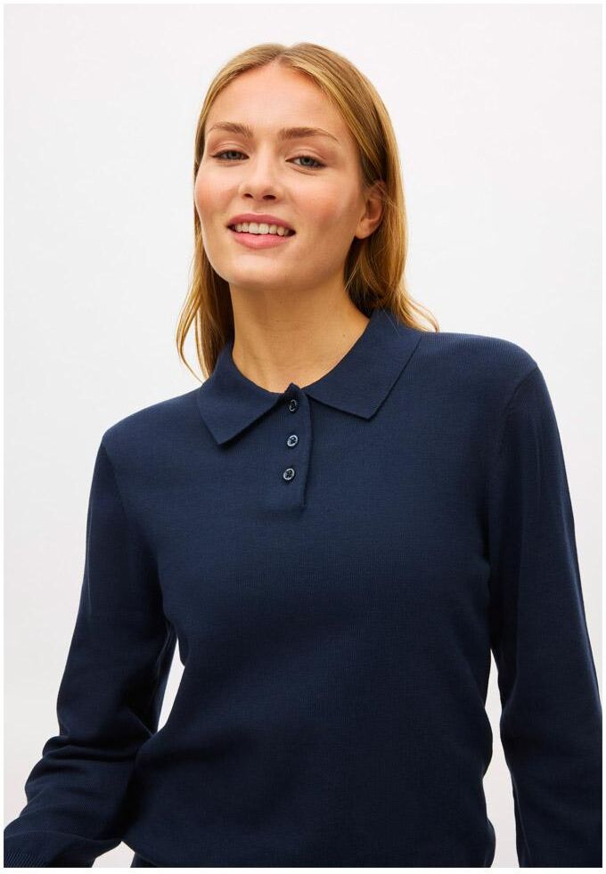Rohnisch  - Heritage Knitted Navy - M - Polo