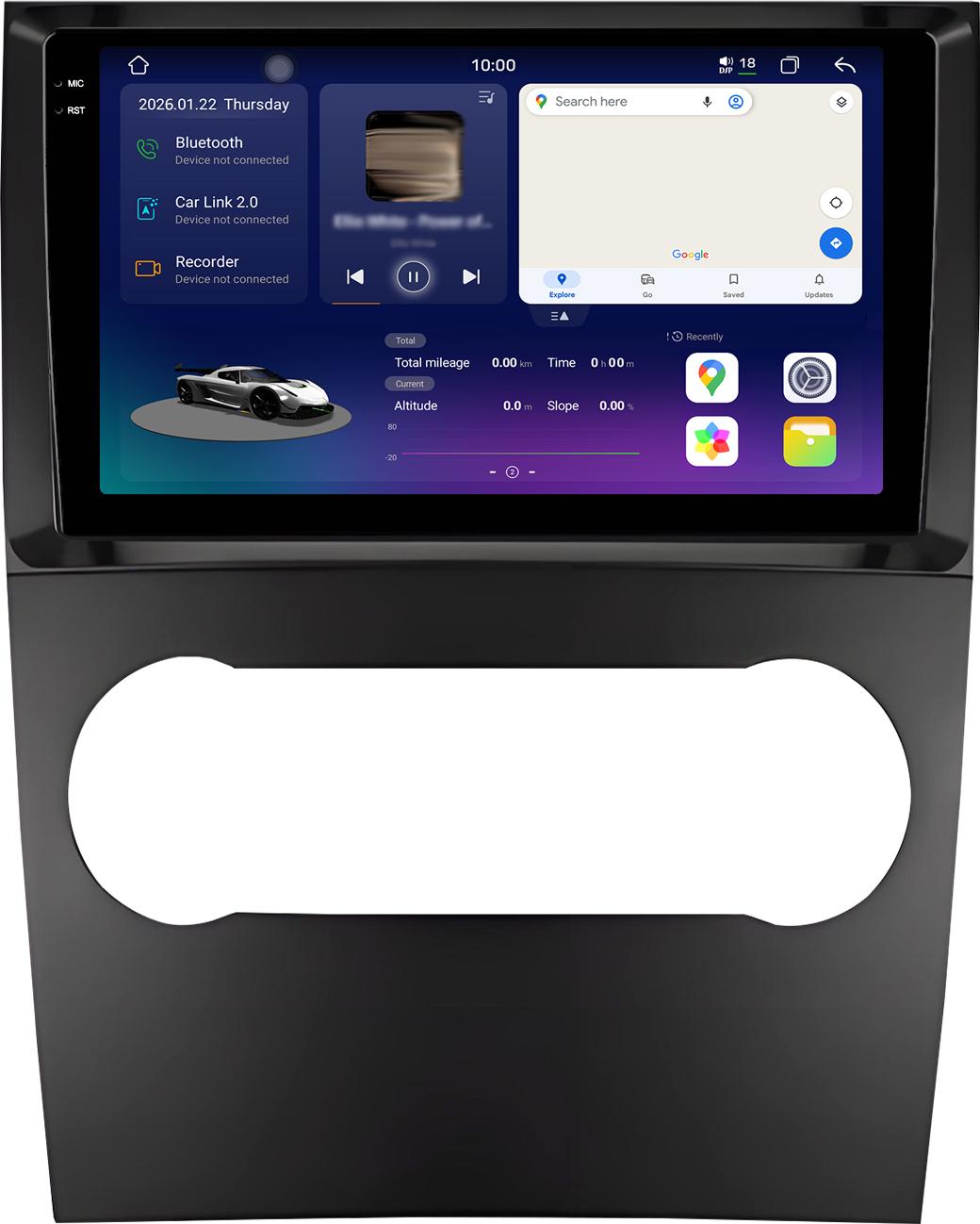 2K-Display Android Radio 6+128GB für Mercedes W245 2005-2011 Carplay Android Auto Navi 4G LTE Bluetooth DAB+ Rückfahrkamera Lenkradsteuerung