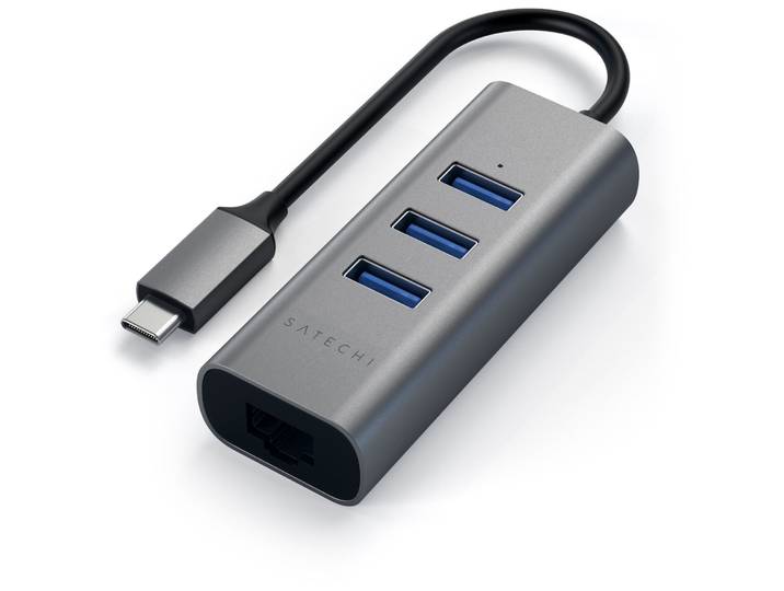 Multiport Satechi Grau - Farbe: Graphit - Material: Kunststoff