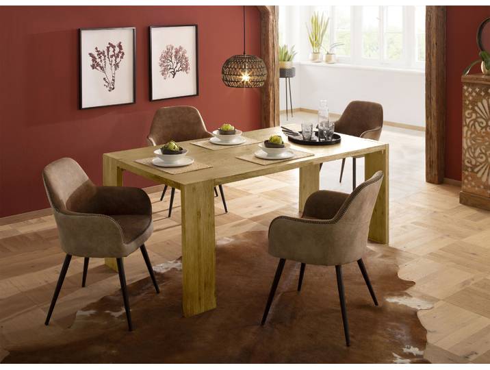 Esstisch GOODPRODUCT Marbella , braun (akazie), B:180cm H:75cm T:90cm, Tische, Esstisch, aus massivem Akazienholz