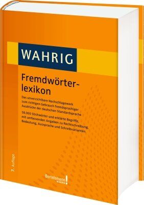 Renate Wahrig Burfeind - Wahrig Fremdwörterlexikon - Preis vom 05.10.2026 03:47:11 h