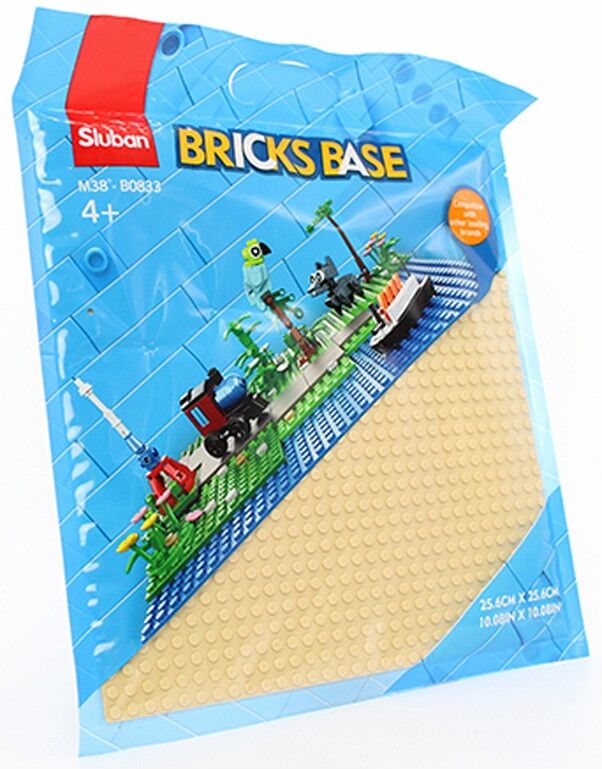 Plaque de base sable 25,6 x 25,6 cm - Sluban
