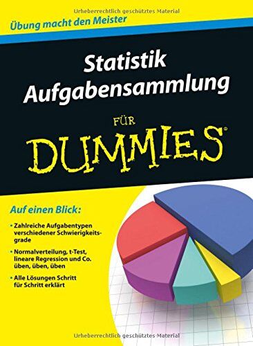 Wiley-VCH - Aufgabensammlung Statistik für Dummies - Preis vom 04.10.2026 03:51:26 h