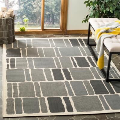 Martha Stewart by SAFAVIEH Blocks Indoor/ Outdoor Waterproof Rug