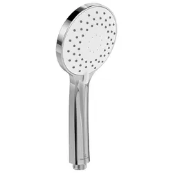 Villeroy & Boch Verve Showers Handbrause TVS10900300061 Ø 110mm, 3 Strahlarten, mit Rückflussschutz, Wandmontage, chrom