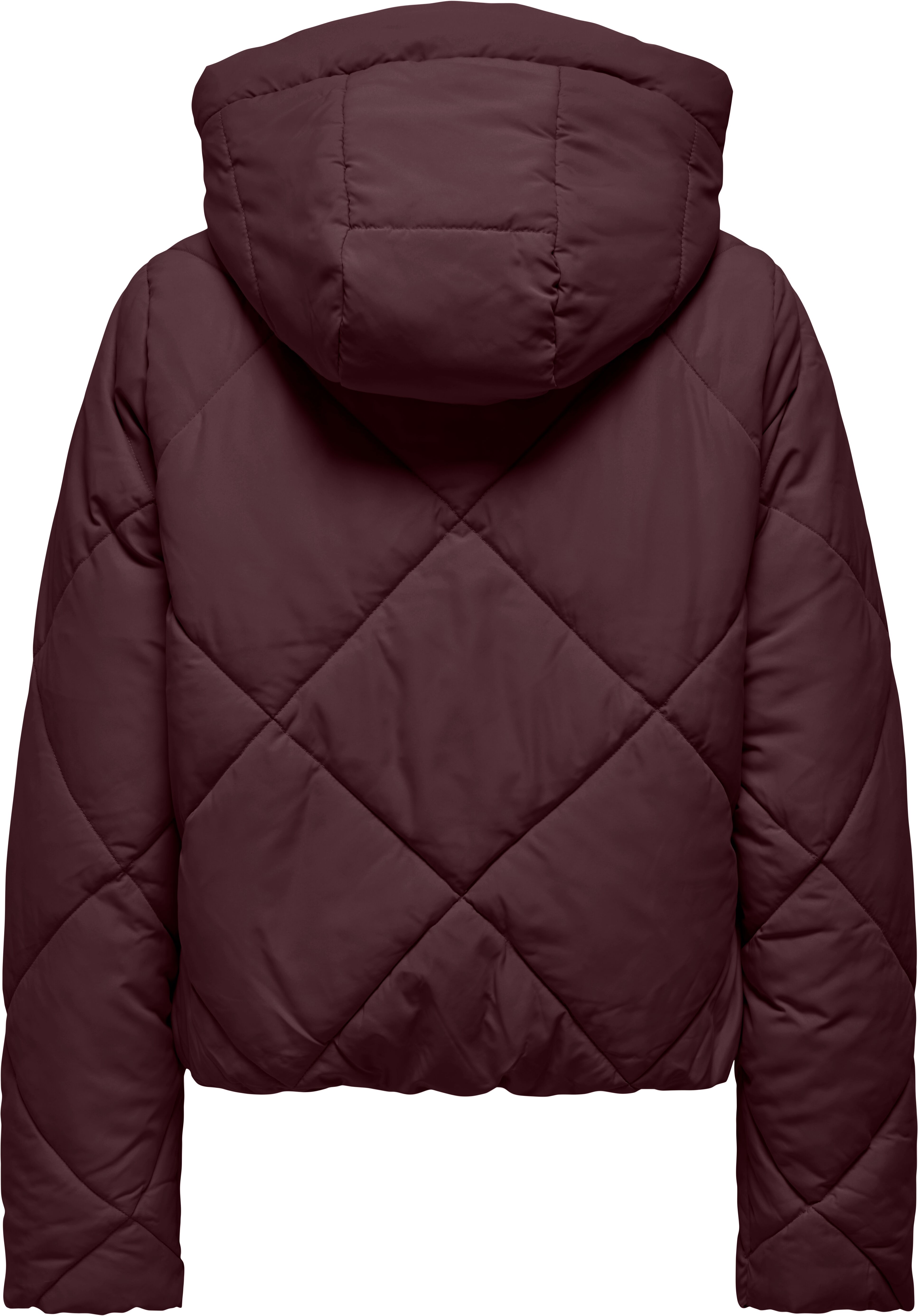 Steppjacke ONLY "ONLMAGGI JACKET CC OTW", Damen, Gr. XS, fudge, Steppware, Obermaterial: 100% Polyester, unifarben, normal, Jacken Steppjacke, Kunstfaser fudge XS