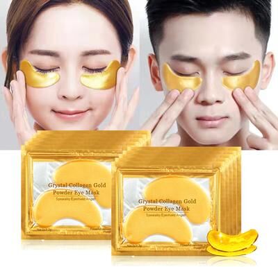 Uplifted Trends Gold Collagen Eye Mask Anti Aging Moisturizing And Dark Circle Remover Gold Collagen Eye Mask Anti Aging Moisturizing And Dark Circle Remover
