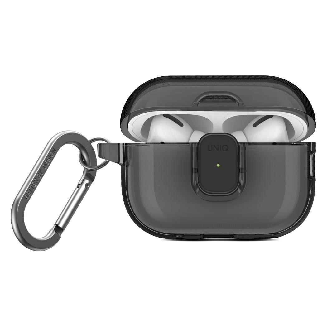 Uniq Case Glase Pro for AirPods Pro 2 Lock Case smoke (Kopfhörer Hülle) (Uni001607-0)
