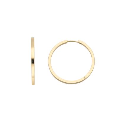 Paar Creolen ADELIA´S "Damen 333 Gold Ohrringe Creolen Ø 26,5 mm", gold, Ohrringe, Damen, Damen, Gold, für Damen