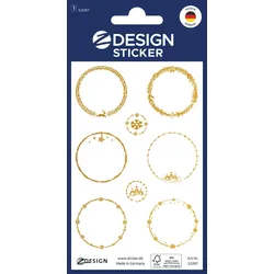 AVERY Zweckform Aufkleber Weihnachten, gold