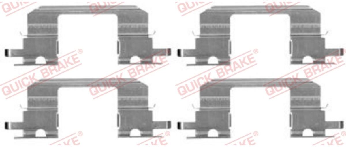 Zubehörsatz, Scheibenbremsbelag QUICK BRAKE 109-1672