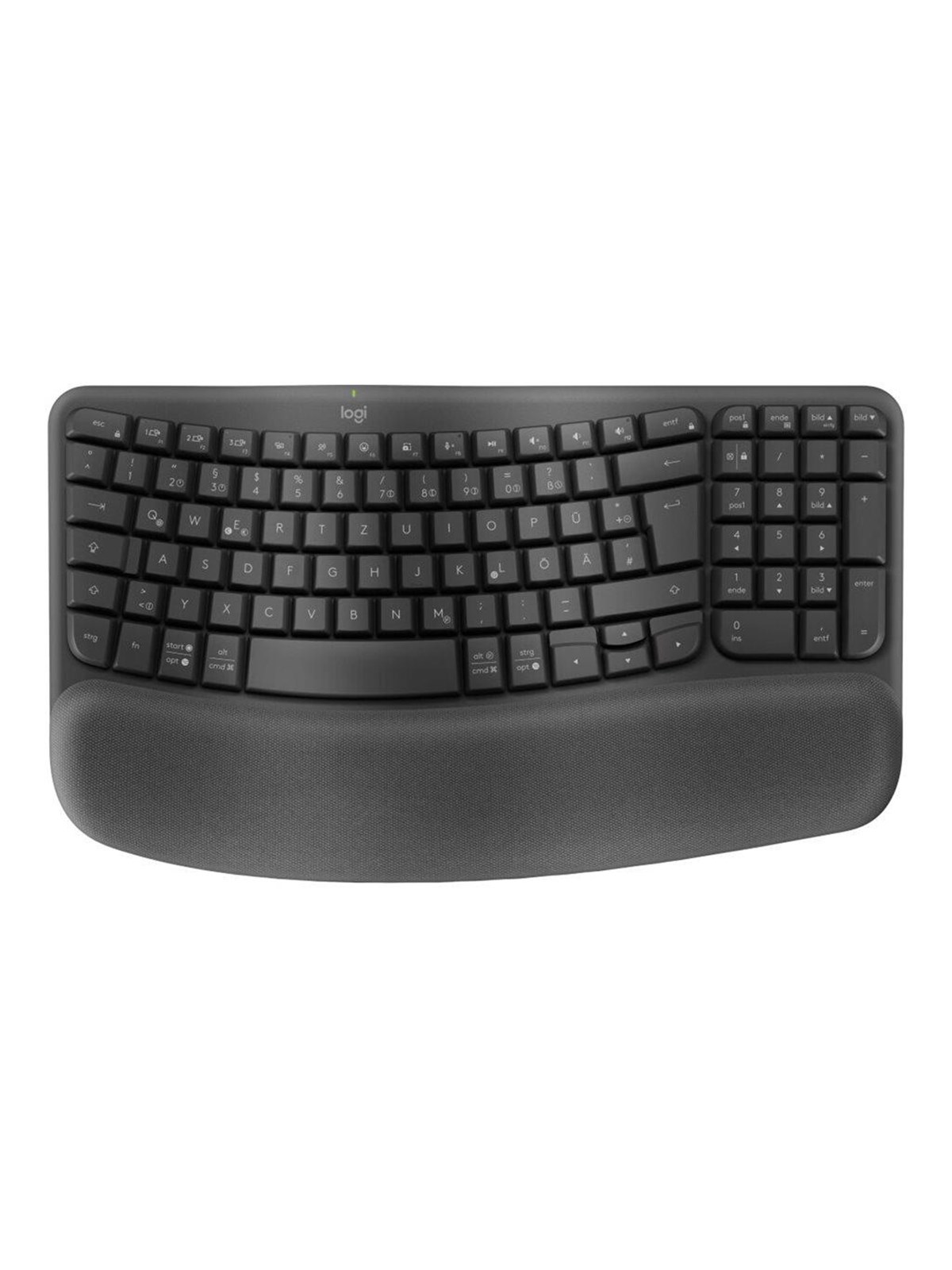 Logitech Ergo Series - keyboard - QWERTZ - Czech - graphite Input Device - Tastatur - Tschechisch - Grau