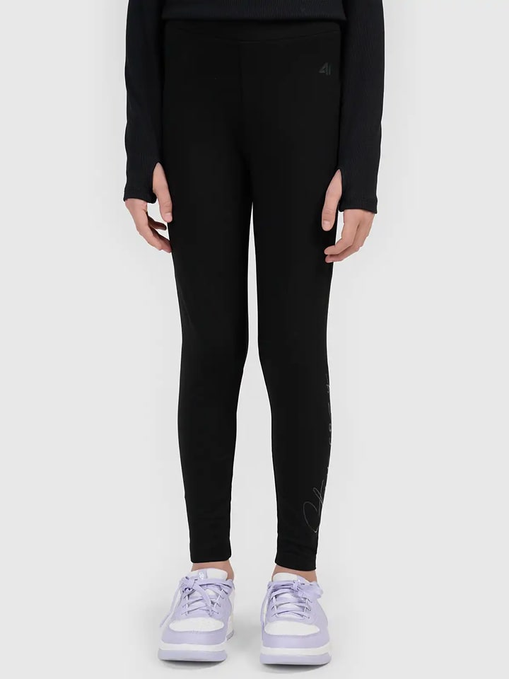 4F Leggings in Schwarz - 122