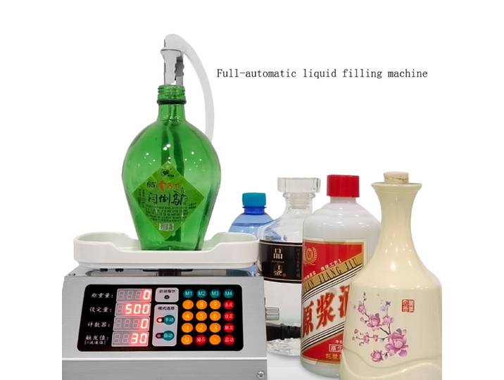 Machine de remplissage de liquides entièrement automatique à contrôle numérique de haute précision 110V/220V pour un remplissage précis et essentiel