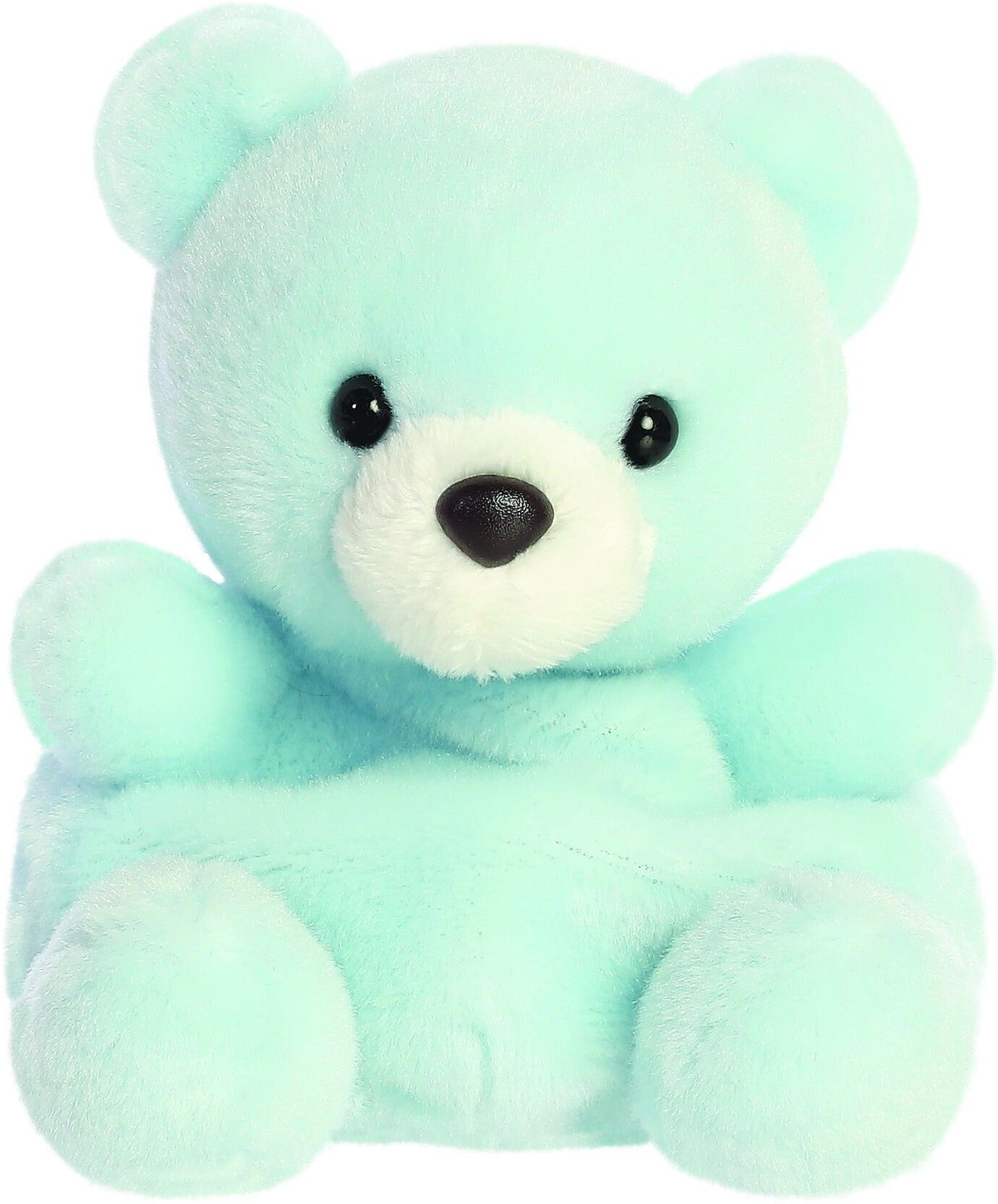 Aurora Palm Pals Benny Baby Bear Plush Toy, 5in, Soft Blue, Suitable for All Ages