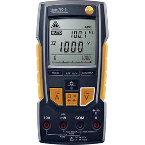 Testo Multimeter 0590 7603, 760-3, digital, True RMS, CAT III 1000 V, CAT IV 600 V, 6000 Counts, Auto-Range