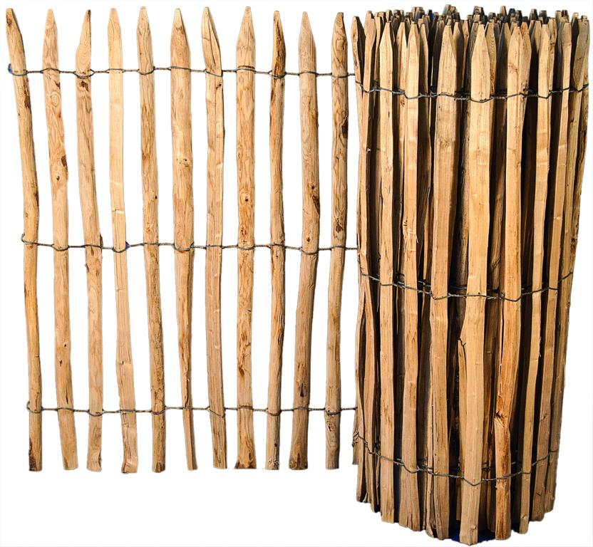 TETZNERJENT ROLLO-Lattenzaun Haselnuss 5,0 m x 120 cm, 4-5 Lattenab. 16890836