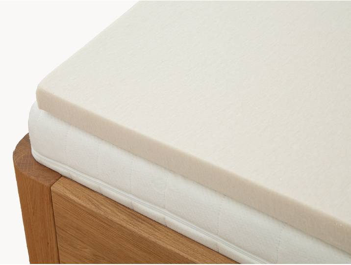 Kaltschaum-Matratzenauflage Dormisana - mit Bezug - 90x200 cm - firm