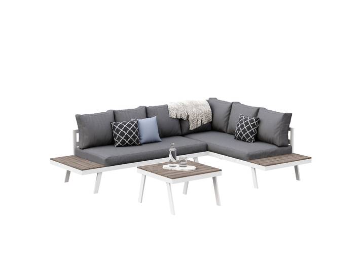 Lounge PHILOMEA anthrazit/weiss