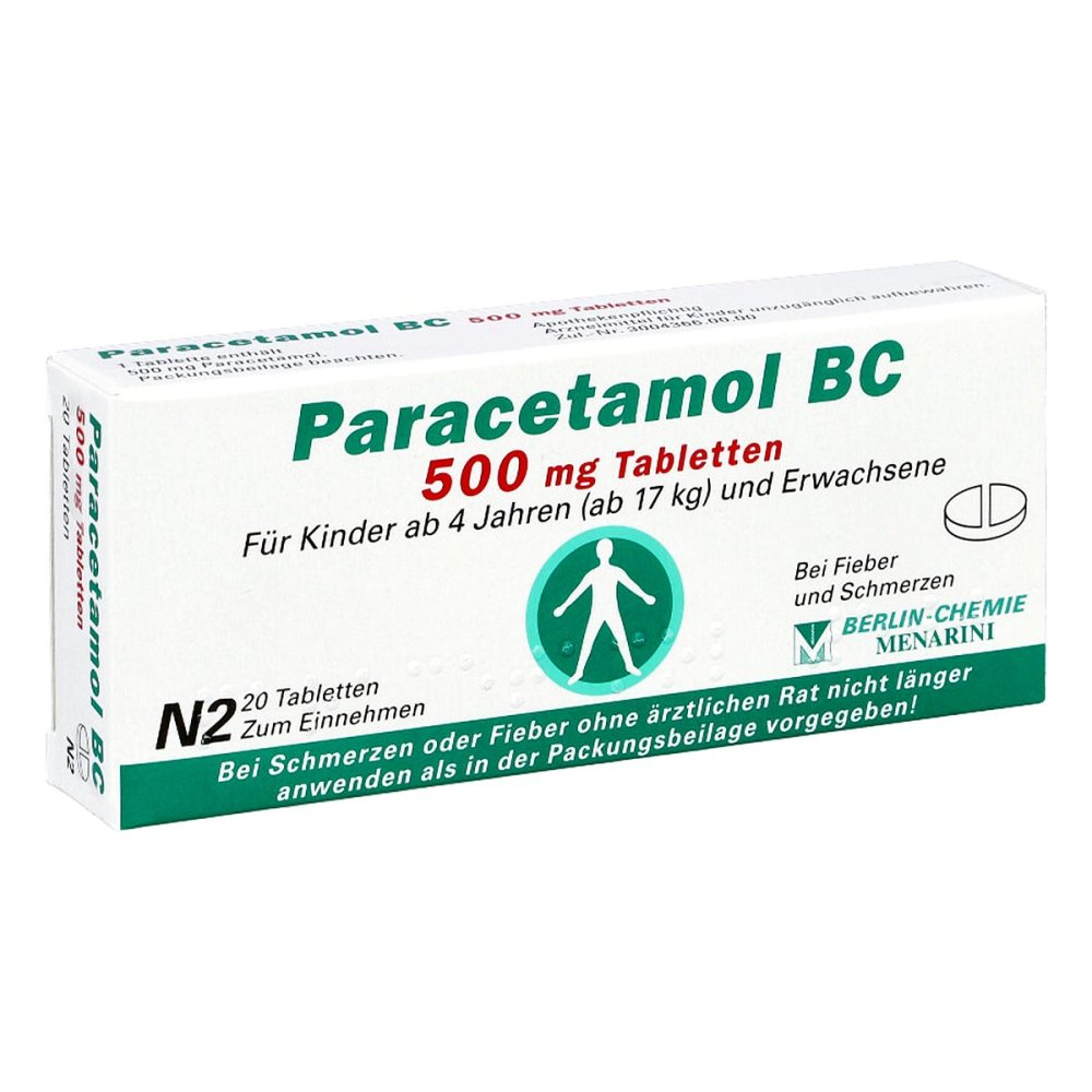 BERLIN-CHEMIE AG Paracetamol BC 500mg 04088380