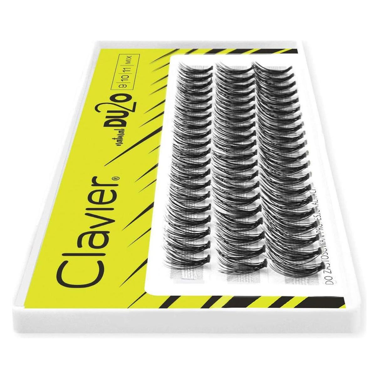 Clavier Du2O Double Volume Mix Tufts Eyelashes 9Mm.10Mm.11Mm (Künstliche Wimpern) (5907465651226)