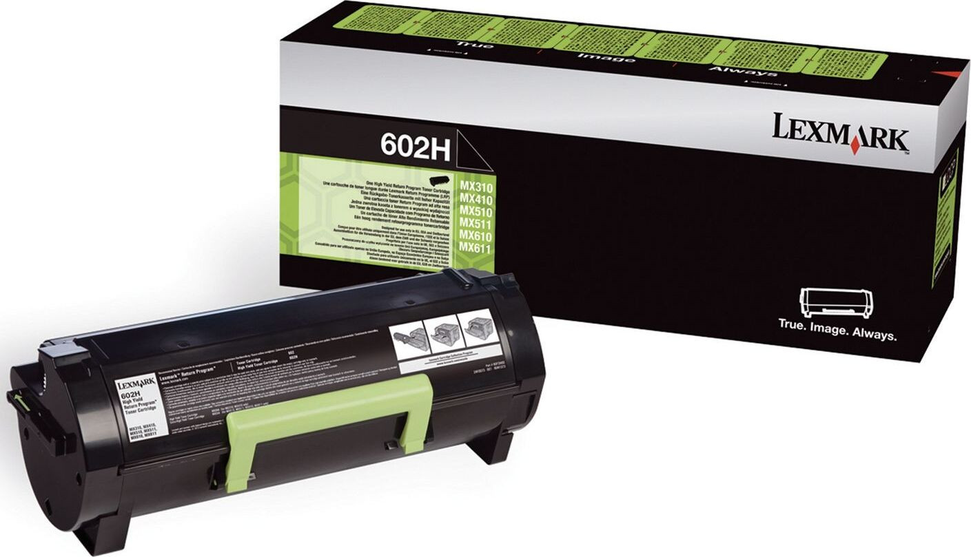 Lexmark 60F2H00 zwarte tonercartridge voor MX310dn, MX410de, MX510de, MX511de, MX511dhe, MX511dte, MX611de, MX611dhe met een capaciteit van 10.000 pagina's