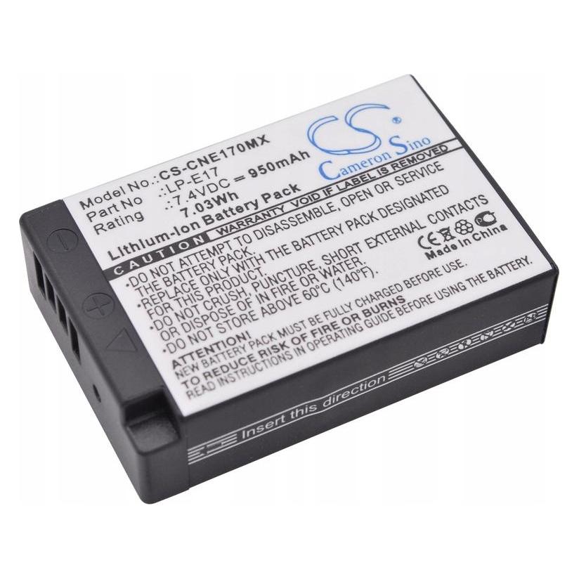 OEM Battery for Canon LP-E17 (Kamera Akku) (CS-CNE170MX)