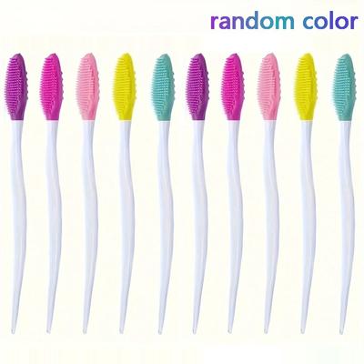 Uplifted Finds Gentle Touch Silicone Dual Sided Pet Toothbrush Set 10 Pcs