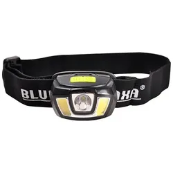 HWH LED Kopflampe, Leuchtweite 120m, IP54, 3W 6000K 250lm, 2 Schaltstufen, Signal-Blinkmodus BLU-48605