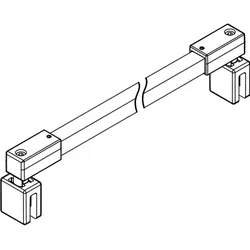 HSK Ersatzteile Stabilisationsbügel Glas - Glas komplett, Chrom, E100341-15-41 E100341-15-41