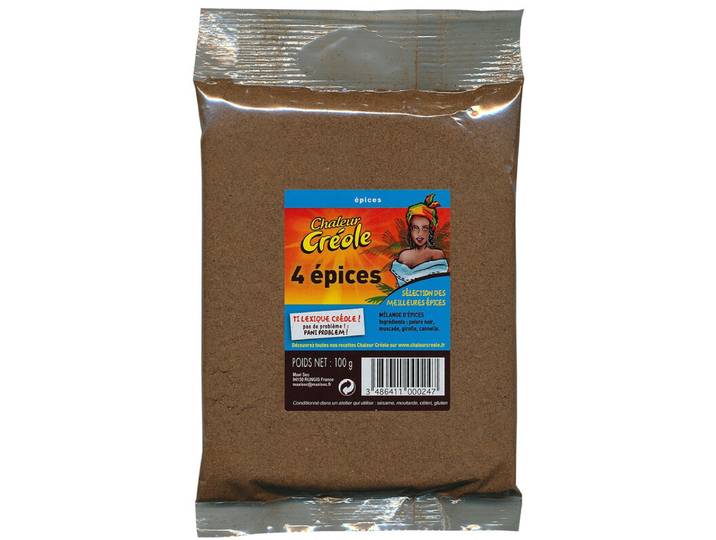 CHALEUR CREOLE 4 epices 100g