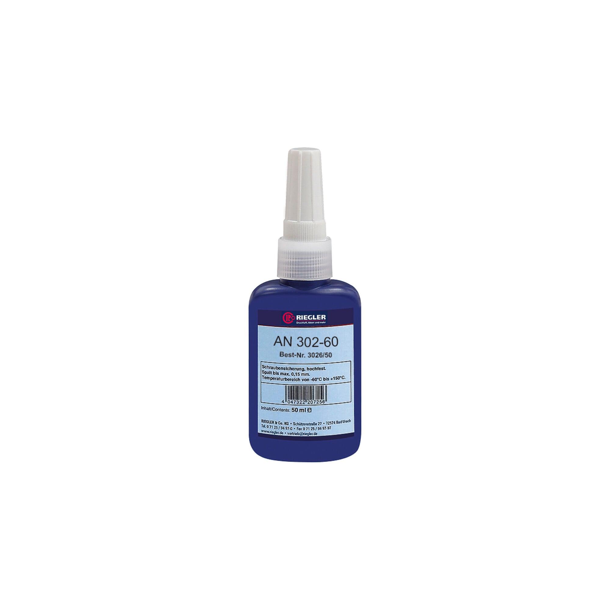 Riegler Lock AN 302-60, anaerober Klebstoff, hochfest, 50 ml (3026/50)