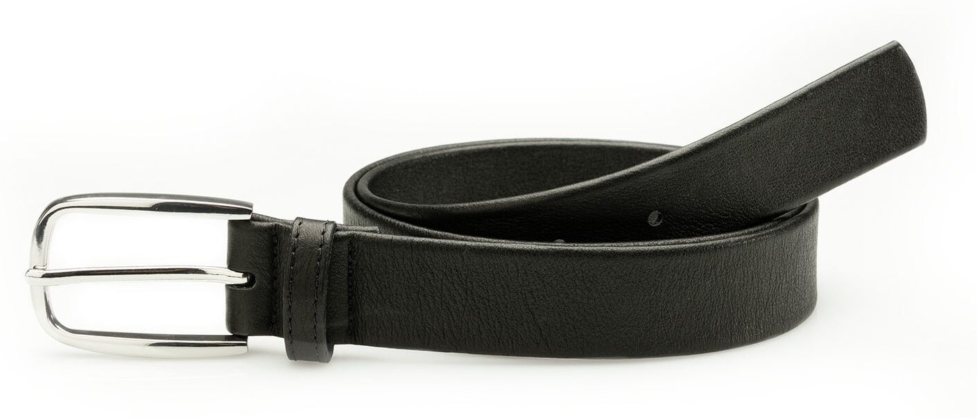 Walbusch Leder-Dehngürtel Klassik, , Farbe Schwarz, 85 cm, großzügige Dehnreserve Schließe in Carréeform Damen