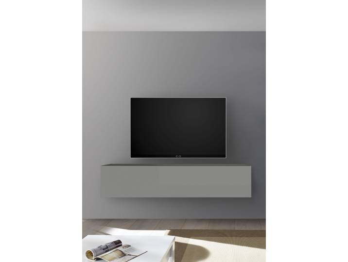 TV-Schrank HOME AFFAIRE Infinity , grau (steingrau ardesia), B:138cm H:29cm T:30cm, Schränke, TV-Schrank, Breite 138 cm