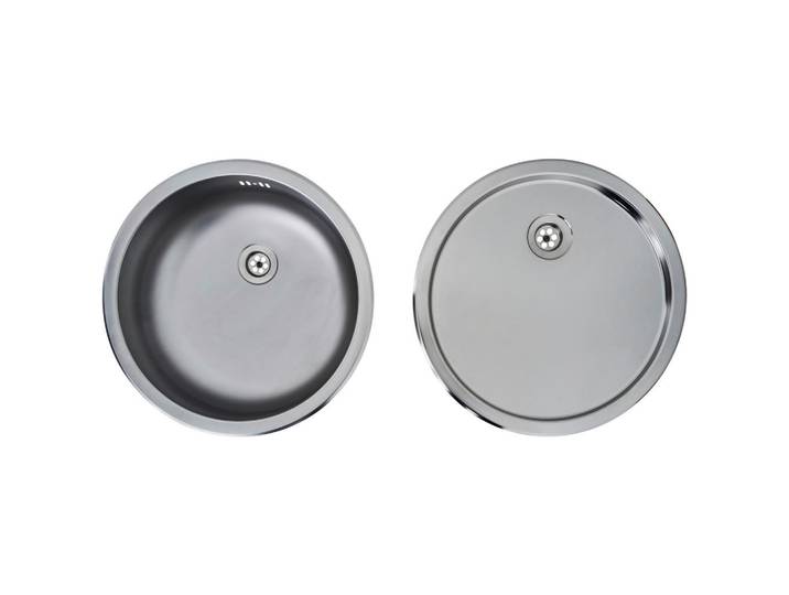 Respekta Spüle, Edelstahl, Metall, 17 cm, Küchen, Küchenausstattung, Küchenspülen, Edelstahlspüle