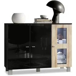 SIDEBOARD Denjo Tür in Eiche sägerau