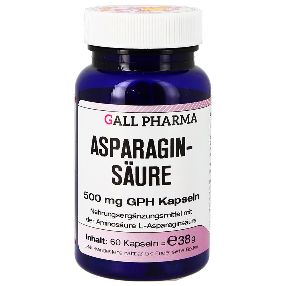 Asparaginsäure 500 mg GPH Kapseln 60 St