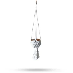 Macrame Pot Holder Decorative - Natural