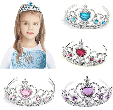Inspire Essentials Elsa Princess Dress Up Crown Set For Girls pink
