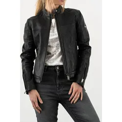 Rokker Ginger Damen Motorrad Lederjacke