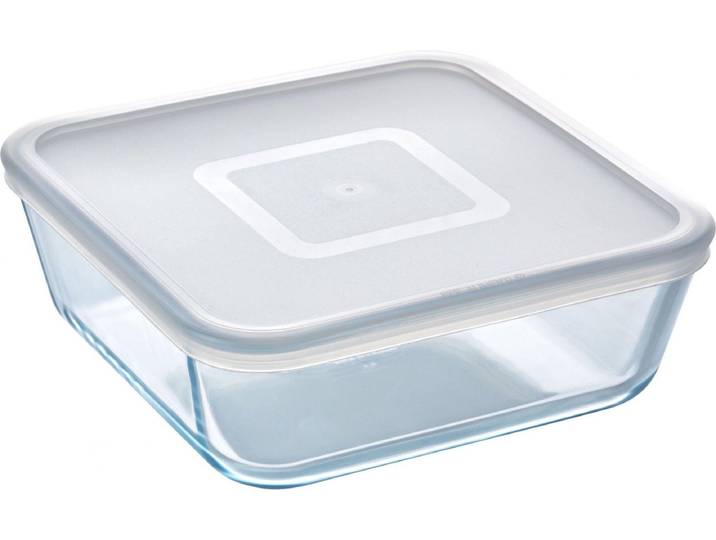 Pyrex - Cook & Freeze Schaal Vierkant met Deksel 20 x 20cm - Transparant